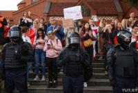 У Мінську силовики затримали близько двох сотень демонстрантів