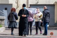 Прихожане УПЦ МП проигнорировали карантин в Вербное воскресенье (видео)