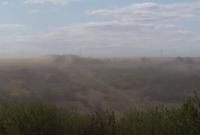 В Одесской области пронеслась пылевая буря (видео)