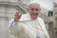 Папа Франциск помолился за мир на востоке Украины