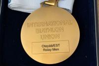 Отобранные у России медали за допинг, вручили украинским биатлонистам
