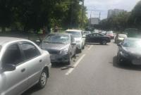 В Харькове столкнулись 5 автомобилей, есть пострадавшие