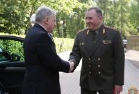 Таран встретился с министром обороны Республики Беларусь