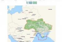 Госгеокадастр открыл доступ к цифровой карте 1:100 000