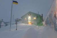 Станцию "Академик Вернадский" замело снегом в конце антарктической весны