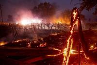 В Южной Калифорнии не утихают лесные пожары