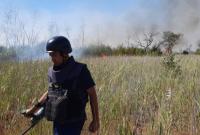 В Луганской области ликвидировали угрозу пожаров для населенных пунктов