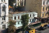 Дом на Саксаганского в Киеве снесли без специального разрешения, - КГГА