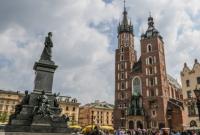 Дрон украинца упал на знаменитый костел в центре Кракова