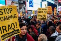 В нескольких городах США прошли демонстрации против войны с Ираном