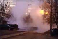 В Киеве снова "поплыла" теплосеть – теперь на Теремках (видео)