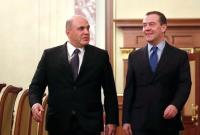 Медведев провел встречу с новым премьером Мишустин