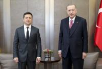 Зеленский тет-а-тет с Эрдоганом обсуждает ситуацию на Донбассе