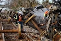 Торнадо в США пустил под откос грузовой поезд