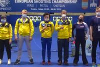 Украинцы получили дополнительные медали на чемпионате Европы по пулевой стрельбе