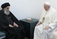 Папа Франциск встретился с великим аятоллой Ирака