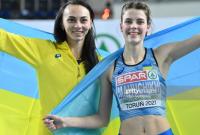 Украинские прыгуньи в высоту одержали победу на чемпионате Европы