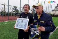 В Украине 70-летний футболист установил рекорд