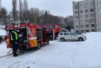 В Ровно горело здание облсовета: эвакуировали 45 работников
