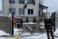 Пожар в харьковском доме престарелых: появились первые видео с места трагедии