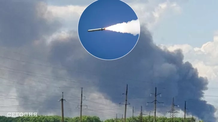 россия ударила ракетами по Прилукам