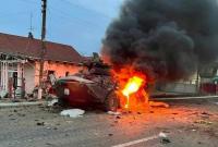 Тероборона Киева уничтожила колонну техники оккупантов