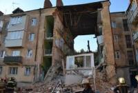 Момент обвала дома в Харькове попал на камеру