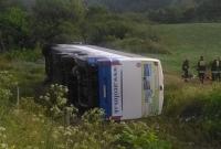 В Сербии автобус с туристами попал в аварию, есть погибшие