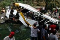 В Индии автобус сорвался в ущелье, погибли 15 человек