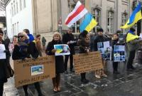 В Антверпене прошла акция в поддержку Савченко