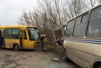 Во Львовской области столкнулись два автобуса, десятки пострадавших