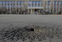 На школьном стадионе в Запорожской области прогремел взрыв
