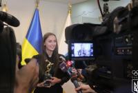 НОК наградил лучшую спортсменку Украины в сентябре гимнастку А.Ризатдинову