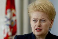 Президент Литвы обвинила Россию в агрессии