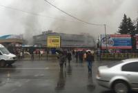 В Ужгороде горит универмаг "Украина"
