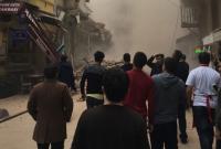 В центре Стамбула рухнула пятиэтажка (видео)