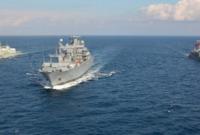 ​Корабли НАТО проводят военную операцию в Эгейском море