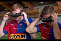 Футболисты вышли на поле в очках виртуальной реальности
