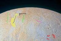 NASA показало снимок ледяных каньонов на Плутоне