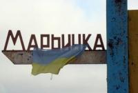 Обломочных ранение бедра получила женщина в Марьинке