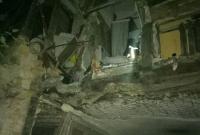 В Одессе обрушилась стена двухэтажного жилого дома