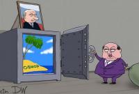 Райские офшоры путинских друзей: карикатура о Paradise Papers