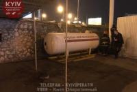 В Киеве мужчина пытался взорвать газовую заправку