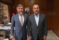 Новинский обсудил украинско-турецкие отношения с главой МИД Турции