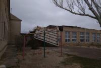 В Запорожской области сдуло крышу со здания школы