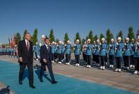 Зеленский и Эрдоган минутой молчания почтили морпехов, погибших на Донбассе