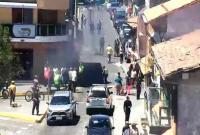 В Эквадоре восемь человек пострадали в результате взрыва газового бака