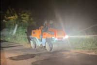 "Ямы по колено": под Житомиром ночью ремонтировали дорогу перед приездом Зеленского (видео)