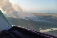 Масштабный лесной пожар в Херсонской области: привлекли авиацию и пожарные танки