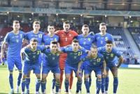 Сборная Украины по футболу занимает 25 место в рейтинге ФИФА